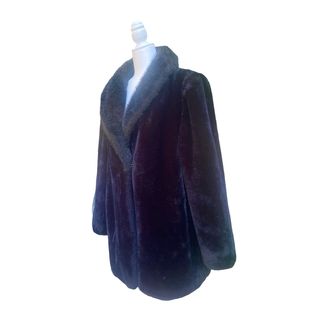 Vintage | Faux Fur Mid Length Coat - Picture 3 of 16